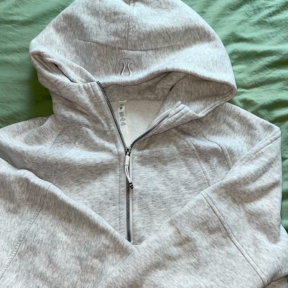 Scuba Oversized Half- Zip Hoodie